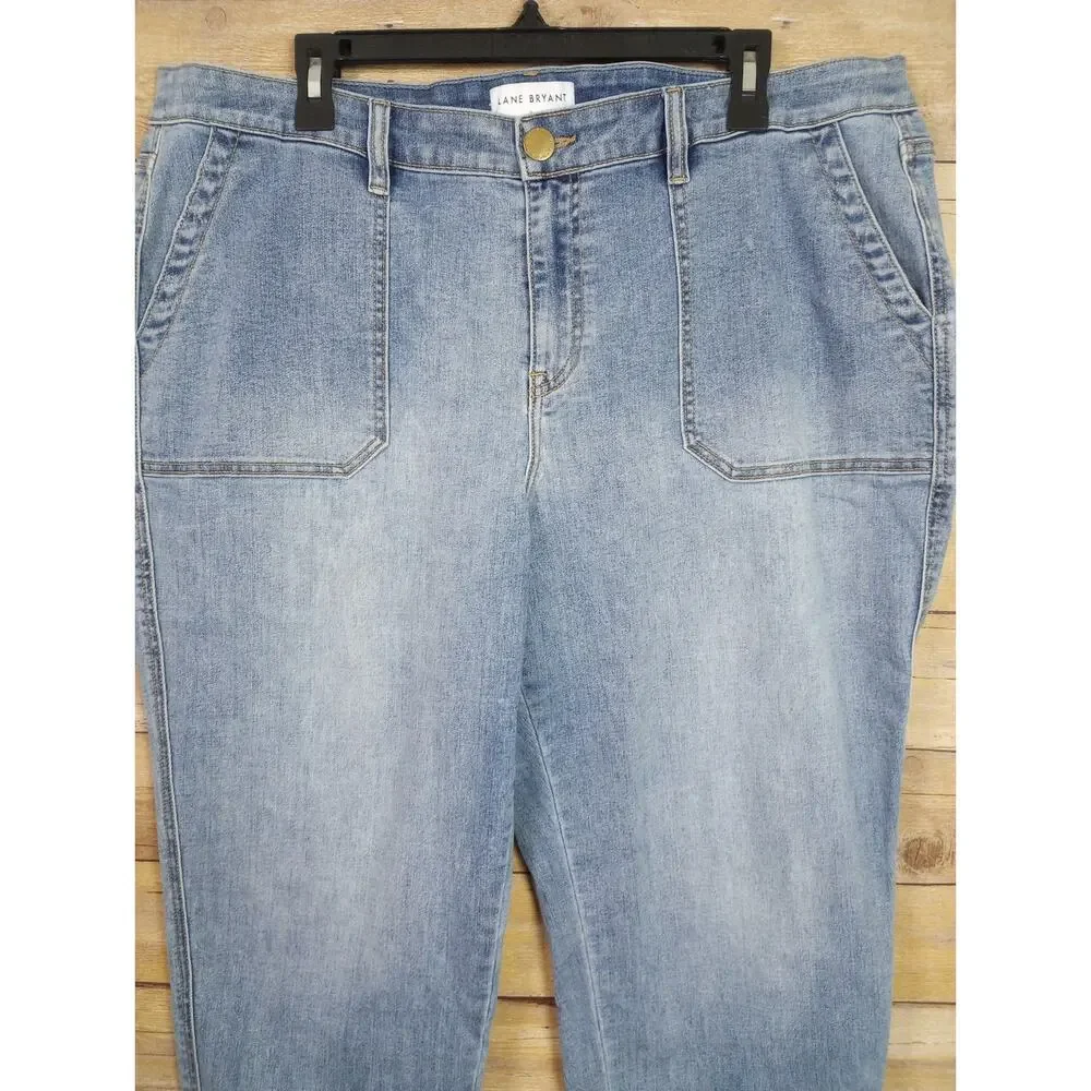 Lane Bryant Flex Magic Jeans 18 Boyfriend Mid Rise Signature Fit